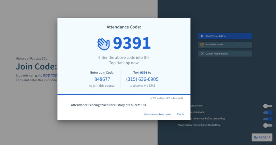 Using Top Hat in the Classroom Teaching and Learning Resource Center